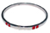 Red Resin Striped Bangle (code: FBA/R/1-rd)